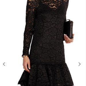 DKNY Black Lace Cocktail Dress, 4